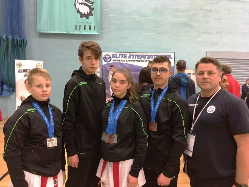 Karateka Clubului Sportiv Târgoviște, de patru ori pe podium la turneul internațional Elite Open Championship