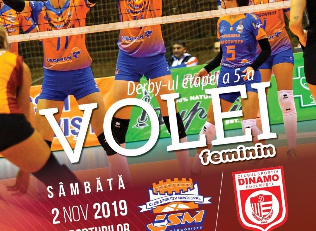 Târgoviștenii inivitați să fie alături de echipa de volei, la un meci considerat esențial în campionat