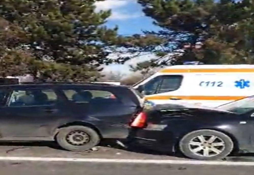 Update| Accidente în serie, la Târgoviște,în dimineața zilei de 12 februarie. Două persoane au fost rănite