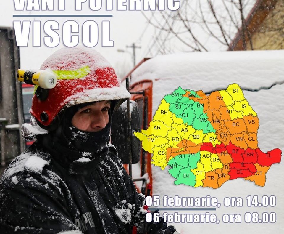 Bilanțul ISU după codul roșu de vânt, ce a afectat și județul Dâmbovița