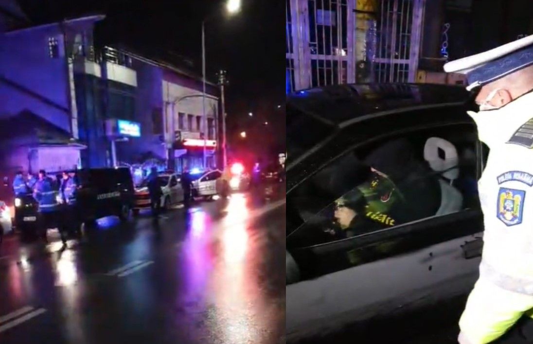 Foto| Zeci de polițisti și jandarmi au verificat, la Târgoviște, respectarea prevederilor Ordonanței militare cu numărul 2