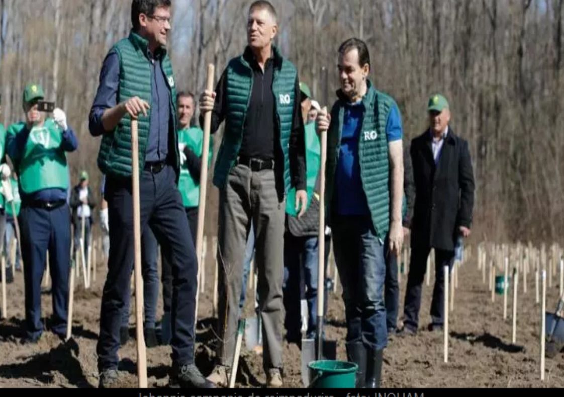 Klaus Iohannis (campanie de reîmpădurire în Dâmbovița): „Este nevoie să creştem semnificativ suprafaţa împădurită din România"