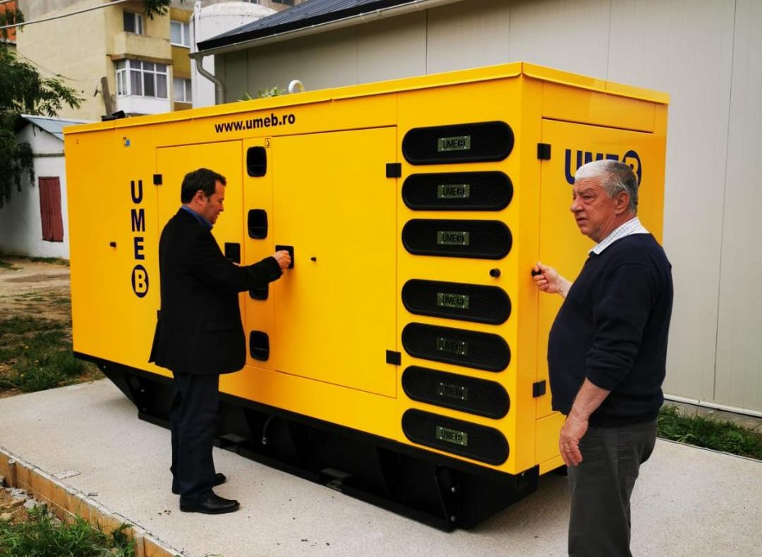 Grup electrogen nou la Spitalul din Târgoviște. În caz de avarie, ventilatoarele pentru pacienții cu COVID 19 vor putea funcționa