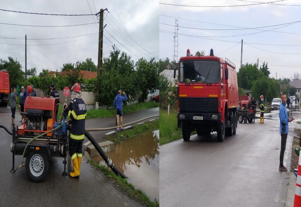 Continuă problemele, cauzate de inundații, la Ciocănești, în Dâmbovița