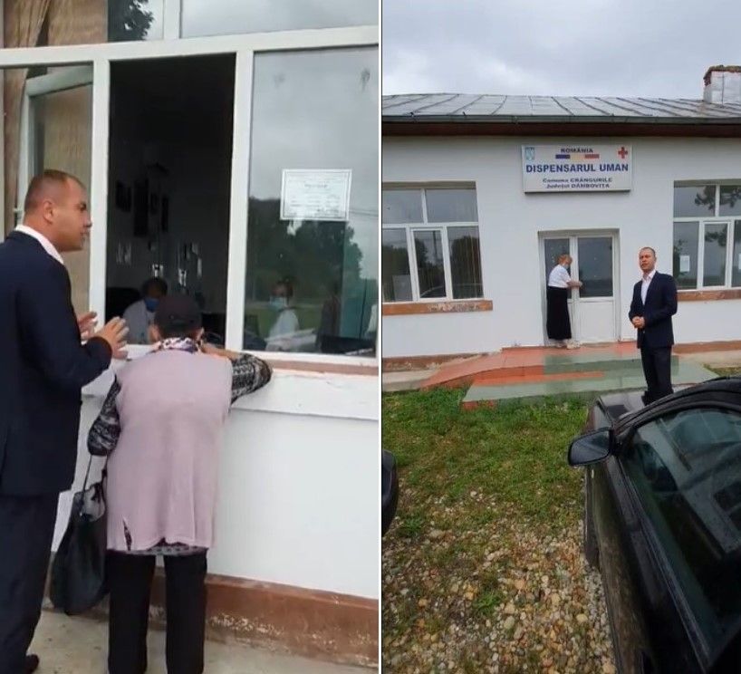 (Video)Tensiuni la un cabinet medical, la Crângurile, închis de primar, după ce o asistentă a fost depistată pozitiv cu coronavirus