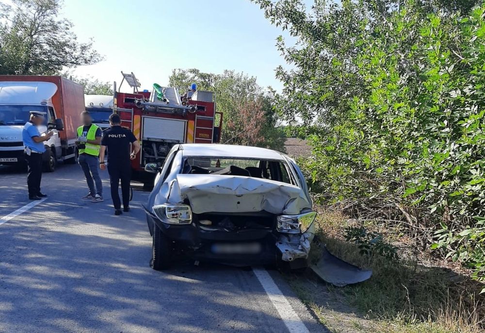 Accident rutier pe DN 1A, în Dâmbovița. Șase persoane au fost transportate la spital 