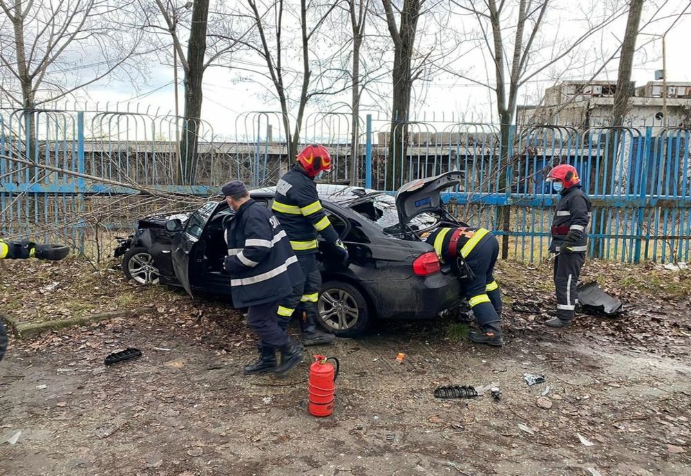 Accident rutier, în municipiul Târgoviște. O persoană a fost rănită ușor