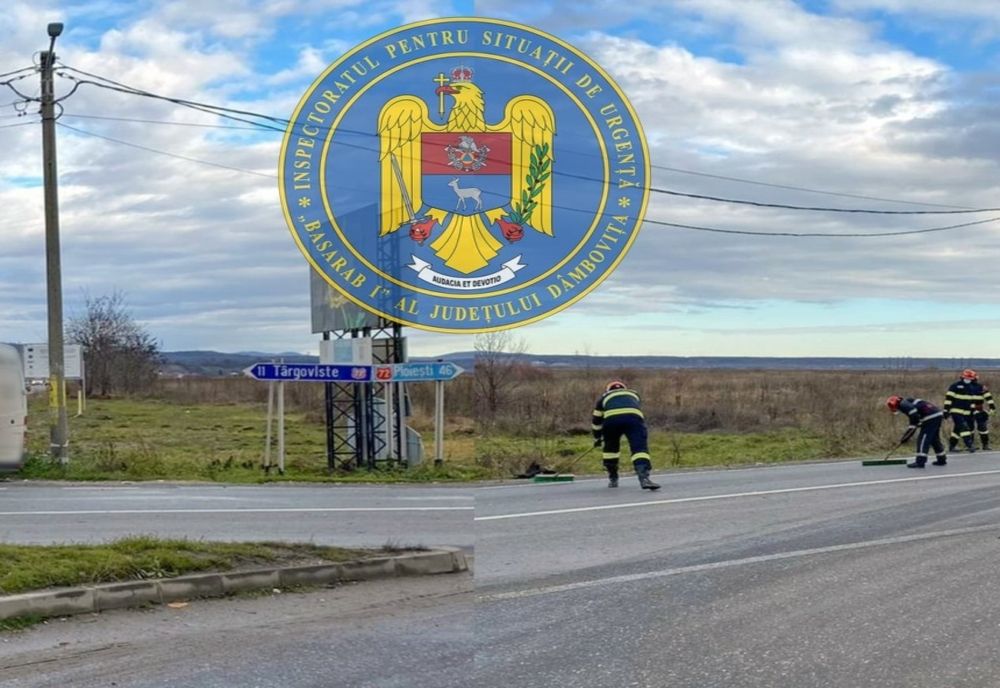 Coliziune între trei autovehicule, în Dâmbovița. Trei persoane au ajuns la spital