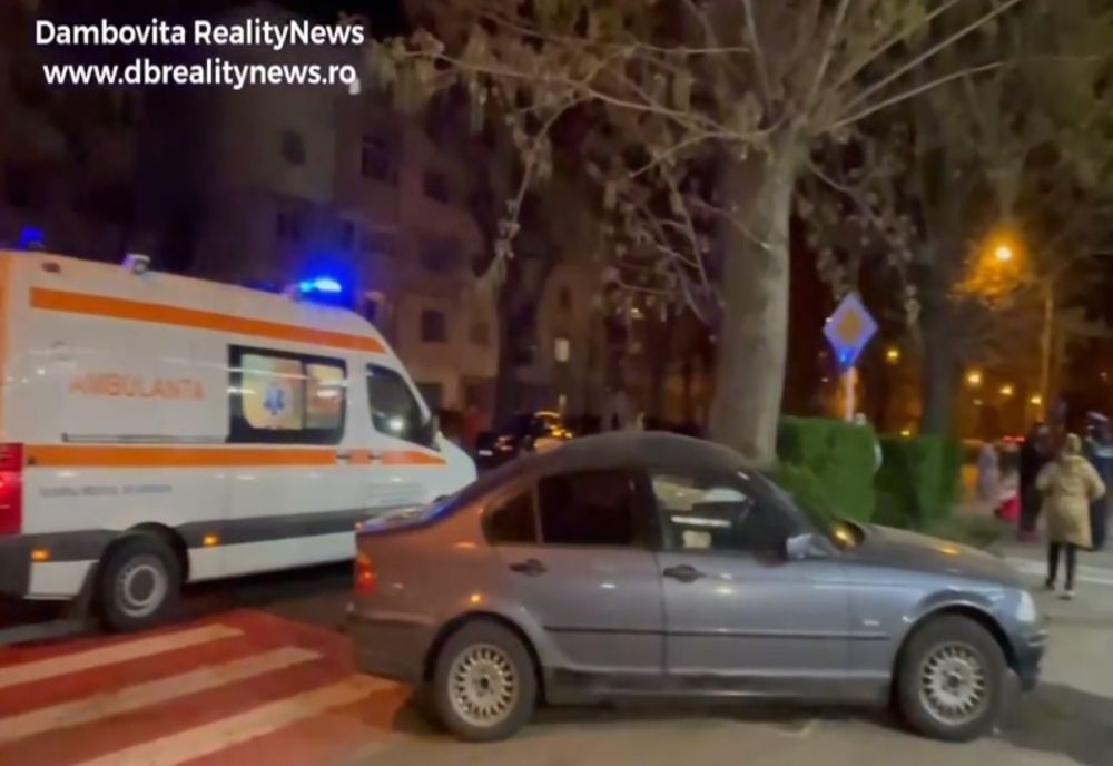 Târgoviște. Tânără spulberată de un autoturism pe trecerea de pietoni