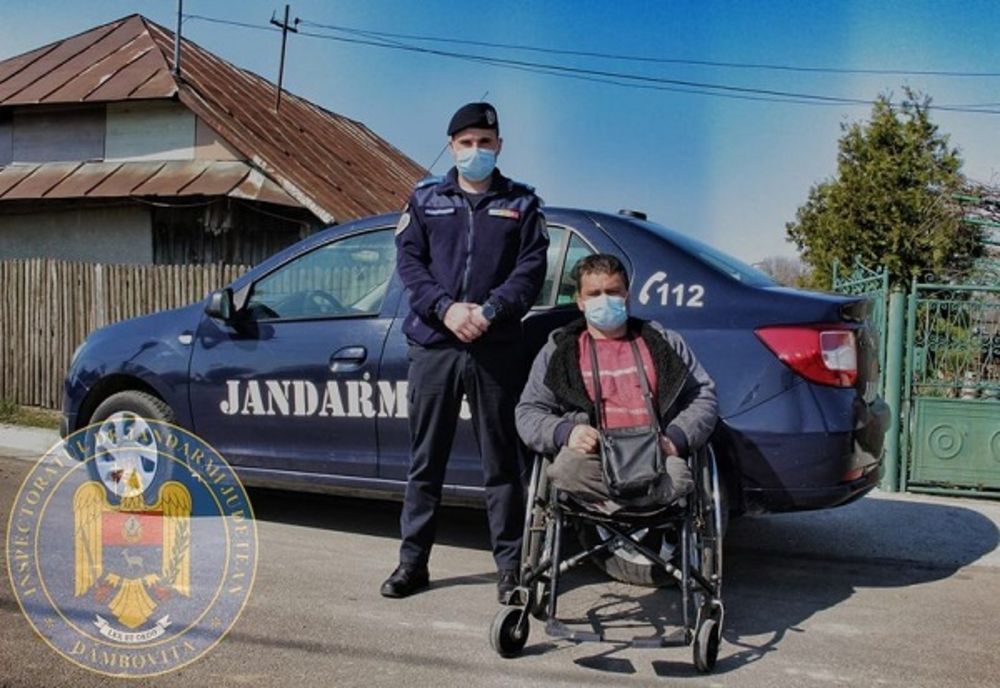 Gest de suflet făcut de jandarmii dâmbovițeni. Au sărit în ajutorul lui Ionuț, un tânăr din Broșteni, care suferă de o boală gravă