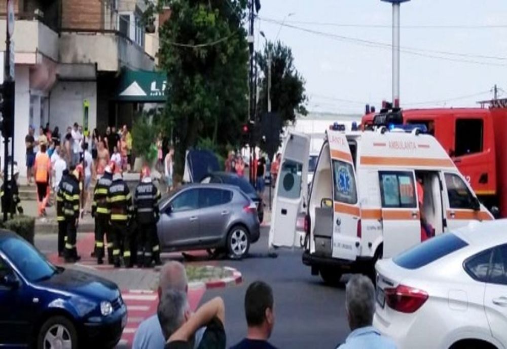 Coliziune violentă între două autoturisme în Târgoviște