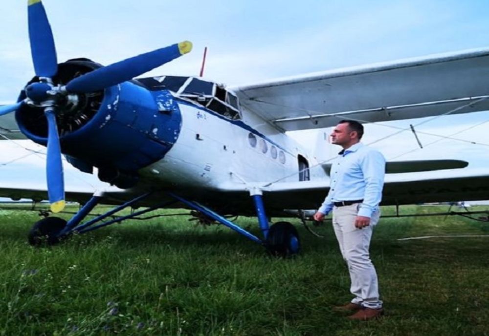 A doua acțiune de combatere a insectelor prin pulverizare aeriană, la Târgoviște