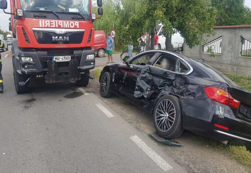 Dâmbovița. Accident rutier pe DN72. Un minor a fost rănit