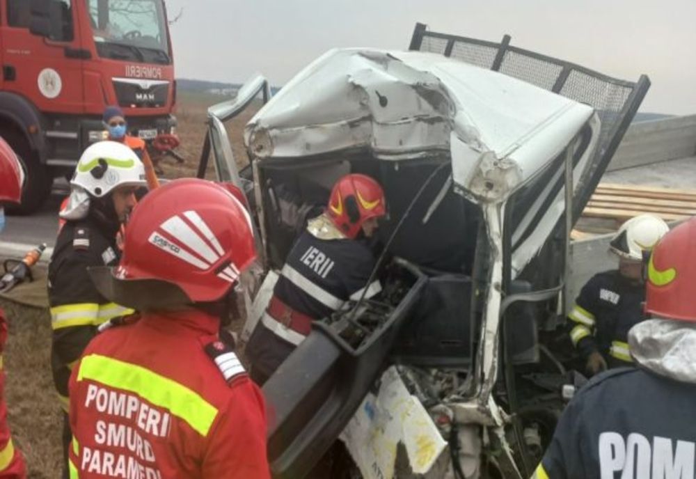 Accident grav rutier în județul Dâmboviţa