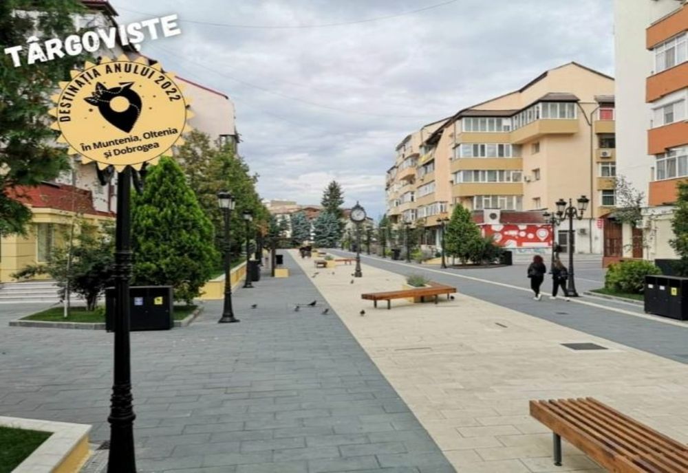 Târgoviște a primit oficial logo-ul ”Destinația Anului 2022 în Muntenia, Oltenia și Dobrogea” 