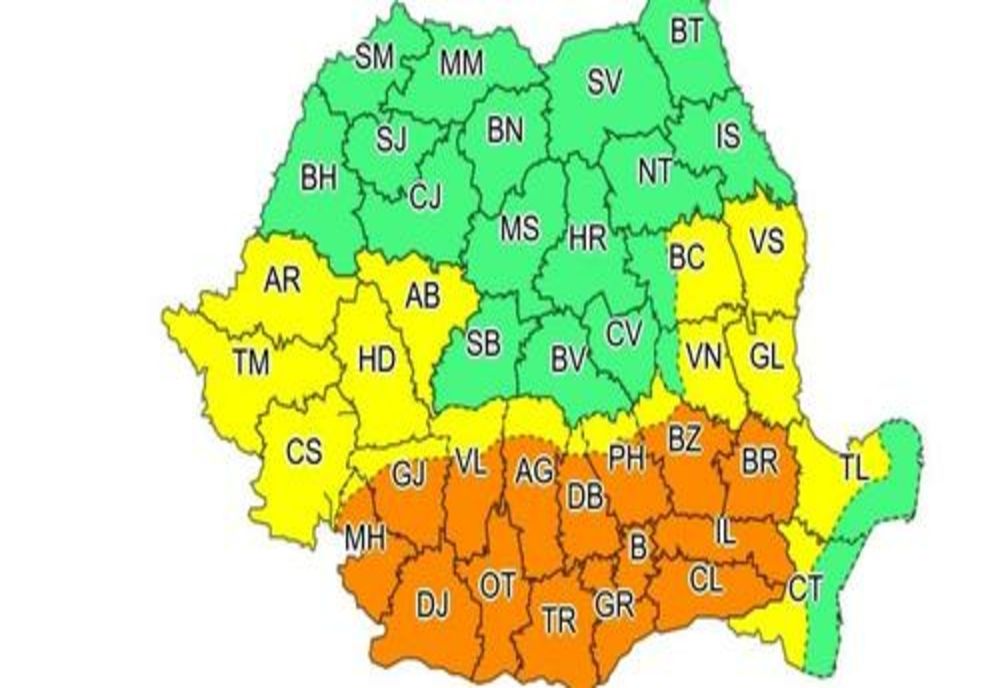 Alertă meteo în Dâmbovița! Cod portocaliu de caniculă și disconfort termic