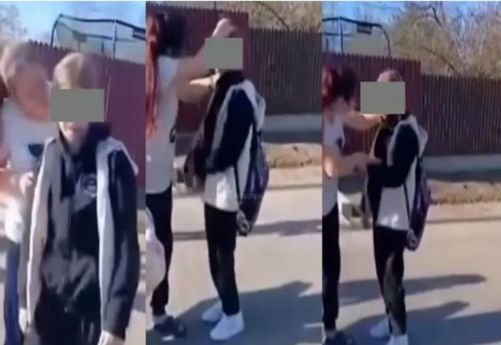 ELEVĂ AMENINȚATĂ ȘI ATACATĂ ÎN STRADĂ DE O FEMEIE: TOTUL A FOST FILMAT. NIMENI NU A INTERVENIT