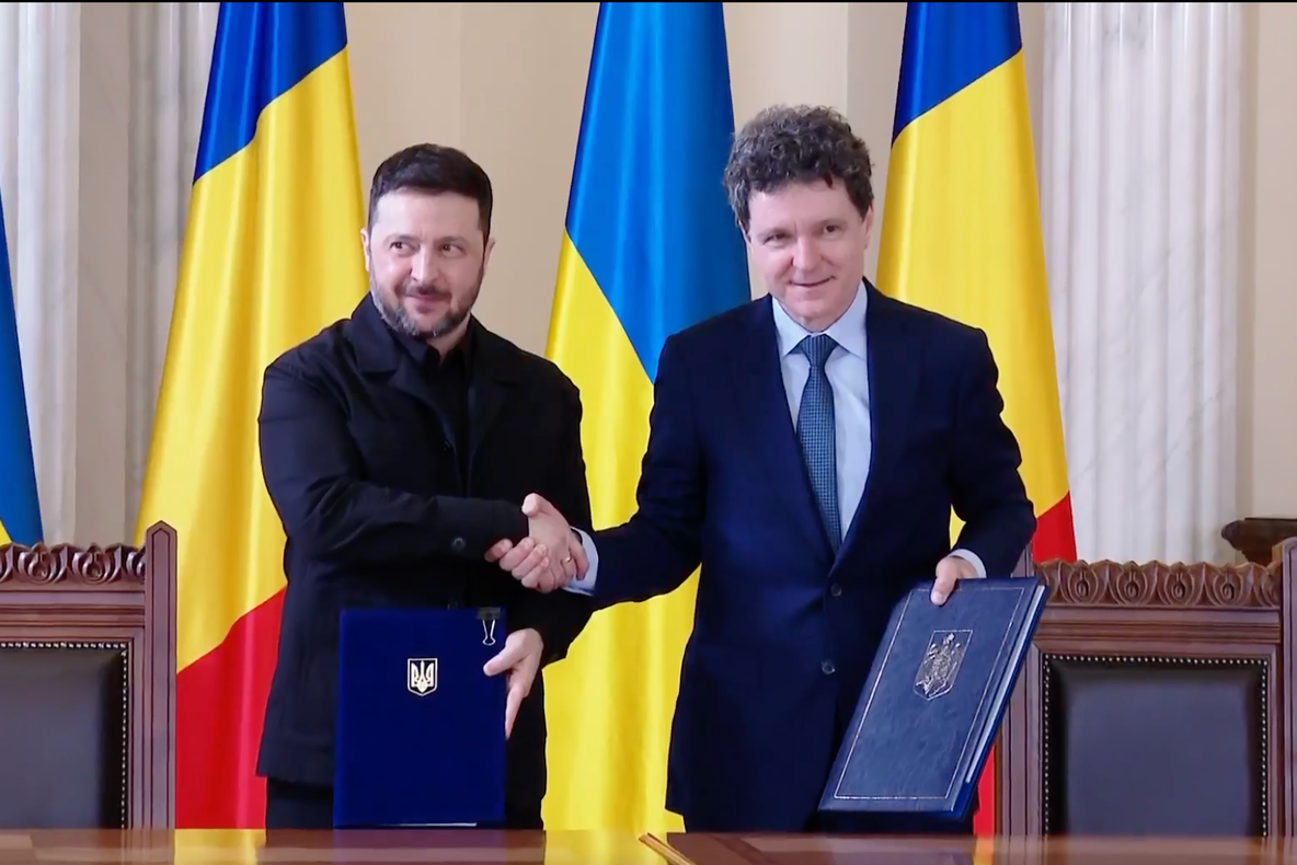 Volodimir Zelenski și Nicușor Dan au semnat acordurile și parteneriatele stategice comune, la Palatul Cotroceni