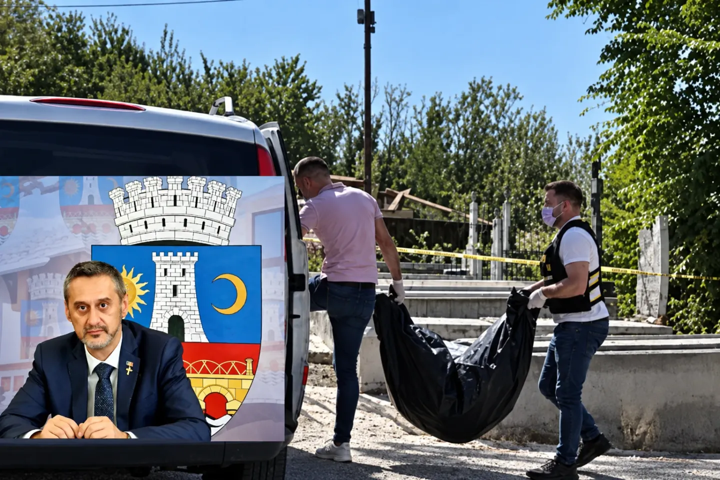 Anchetă la Slatina după descoperirea unor saci cu cadavre din perioada pandemiei. Ce susține primarul
