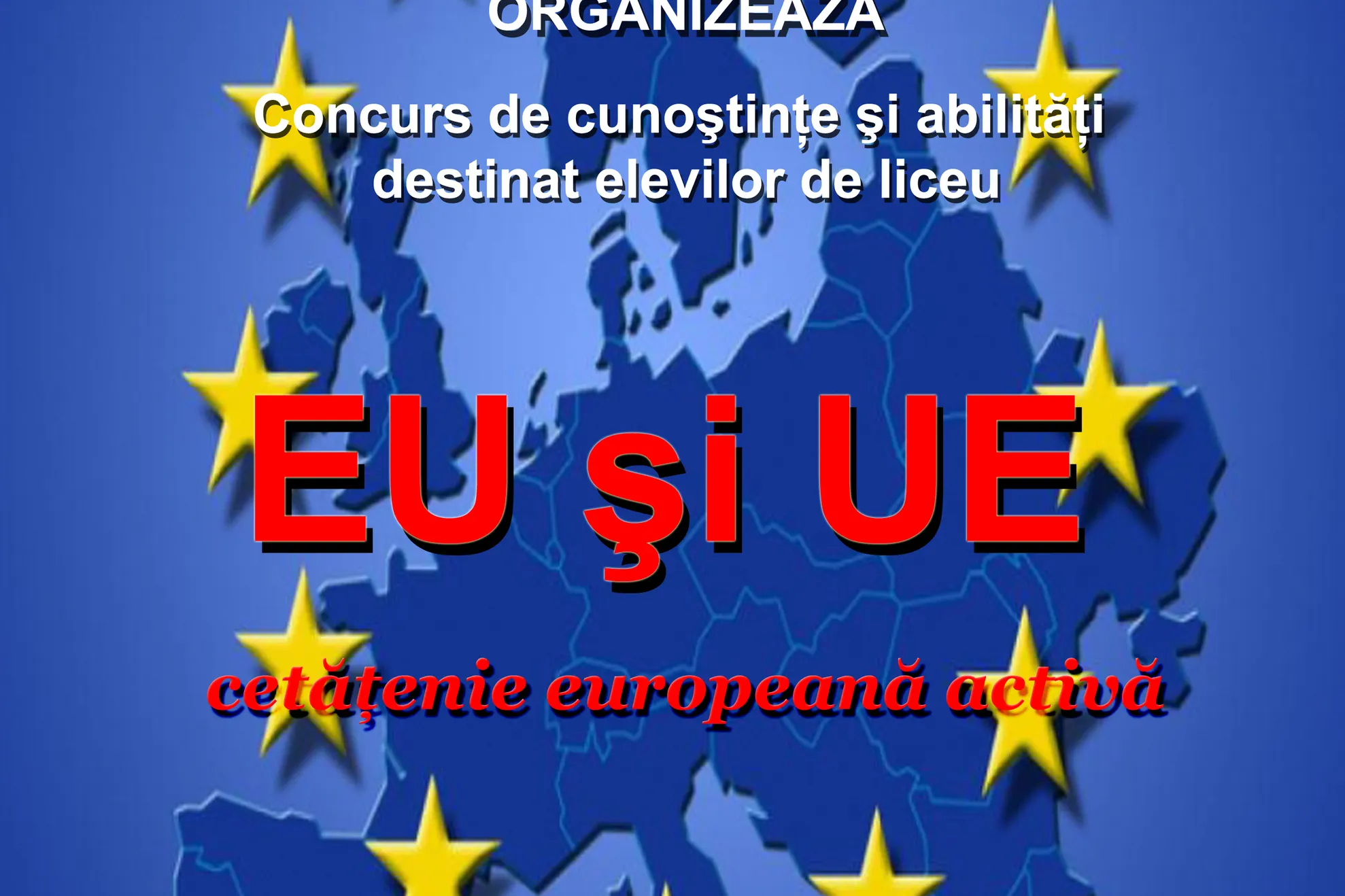 Afis Ziua Europei 9 mai 2019