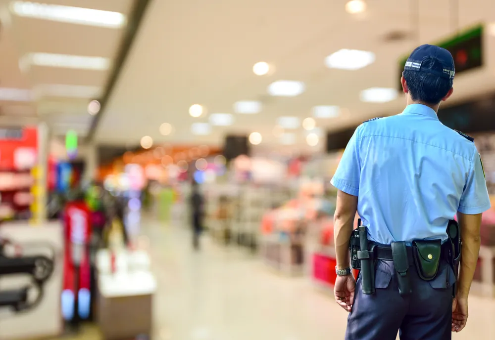 Un bărbat a fost prins furând alimente dintr-un supermarket târgovistean. Avea arme albe asupra lui