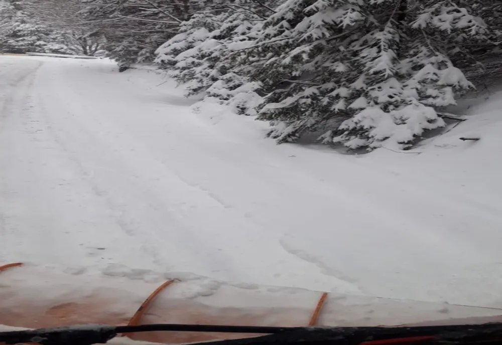 Autoritățile din Dâmbovița si Prahova au hotărât să închidă DJ 713, din cauza căderilor masive de zăpadă