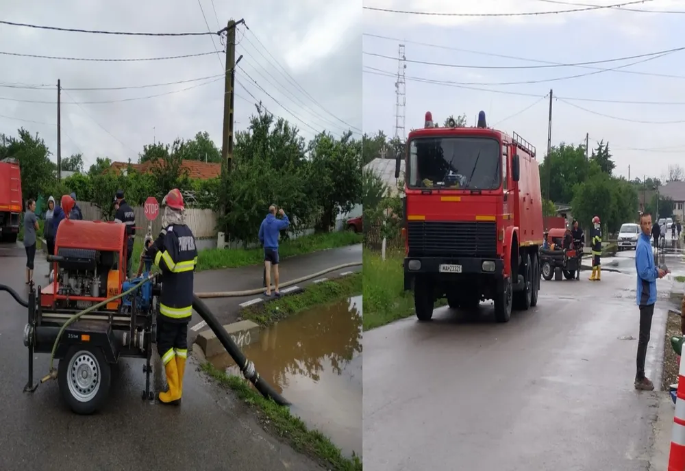 Continuă problemele, cauzate de inundații, la Ciocănești, în Dâmbovița