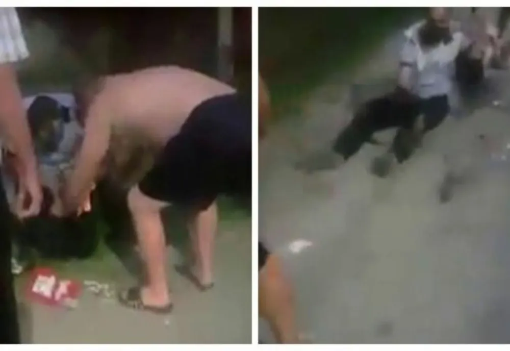Bărbatul din Dâmbovița care i-a tăiat cu coasa pe doi poliţişti, din spital, direct la tribunal