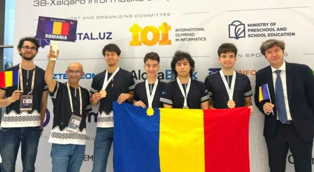 Olimpicii României la informatică Foto: Ministerul Educației / Facebook