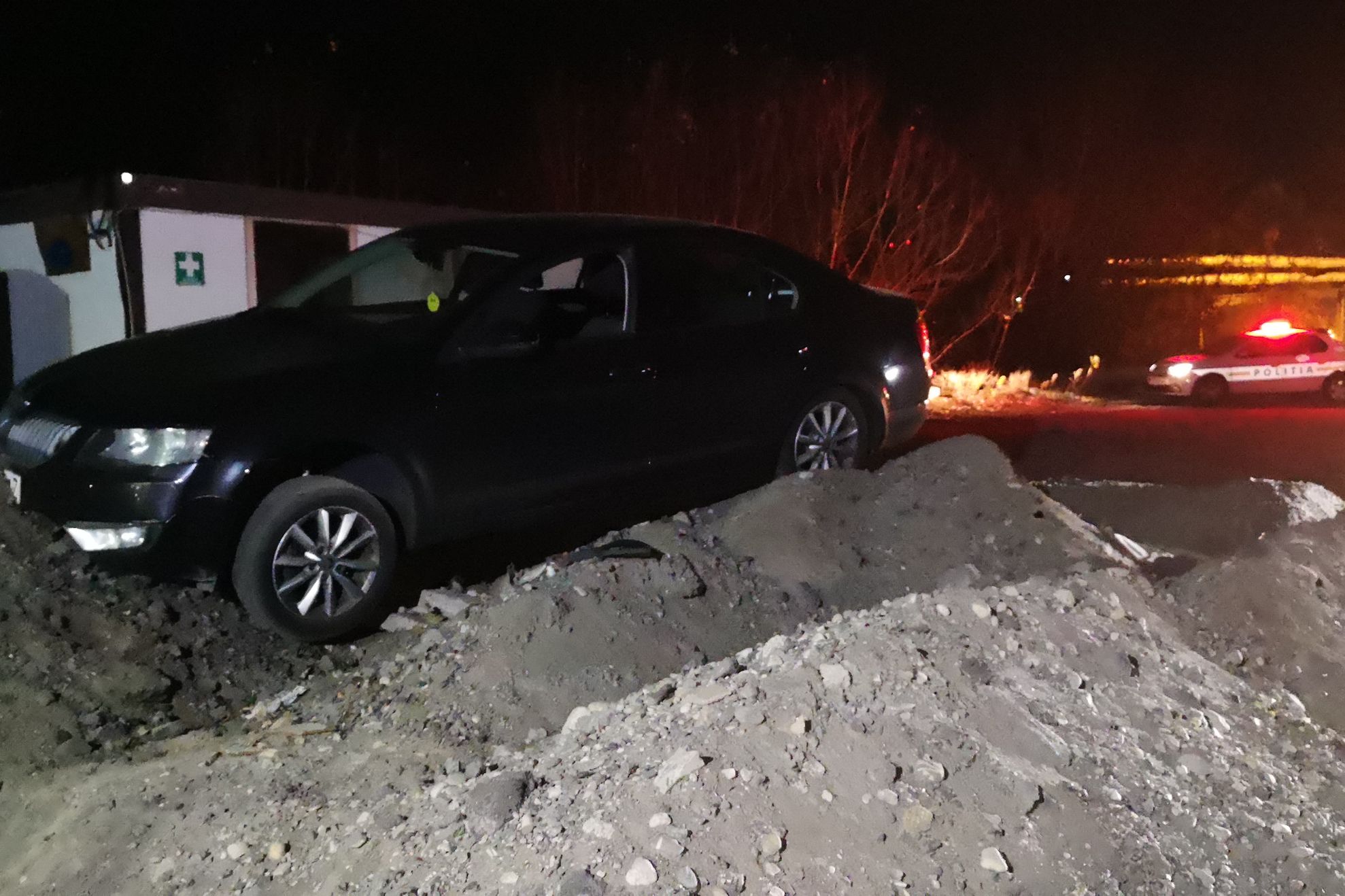 Lucrări de pe Centură nesemnalizate. Pericol de moarte pentru un șofer