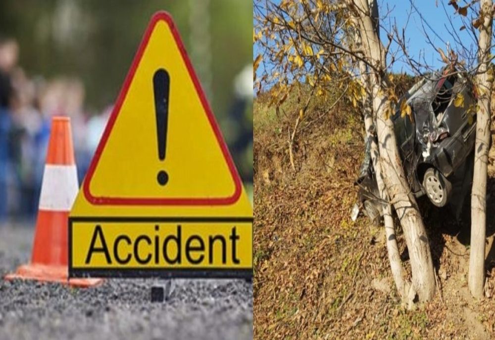 Accident cu "cântec", în Dâmbovița, după ce  un bărbat a anunțat polițiștii că o mașină a ieșit de pe carosabil