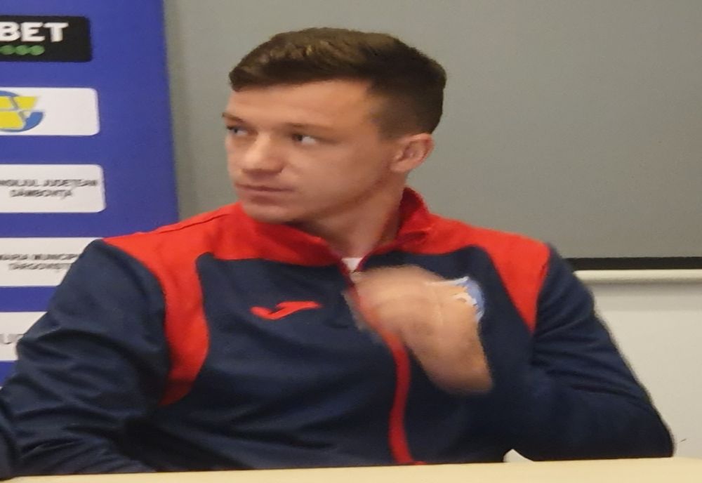 Video| Internaționalul moldovean, de la Chindia Târgoviște, Vadim Rață, crede în România