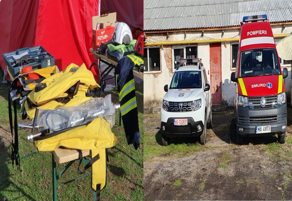 FOTO-Video| "Cadou" anticipat, înainte de sărbători, la ISU Dâmbovița