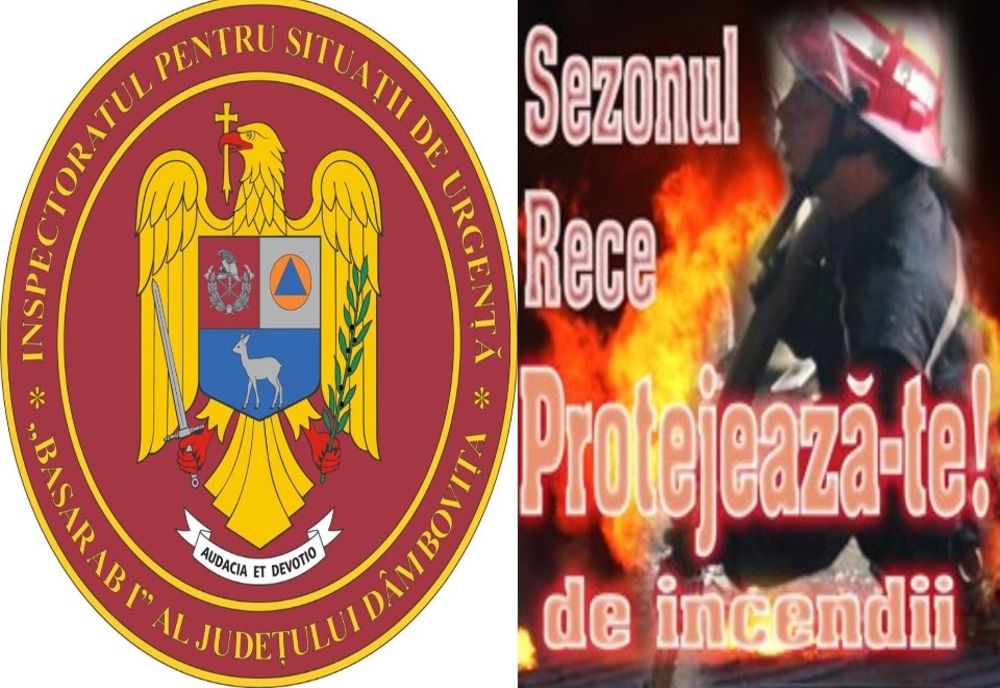 Renunţaţi la IMPROVIZAŢII - Protejaţi-vă viaţa şi bunurile ! Sfaturi utile de la ISU