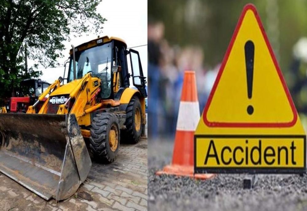 Accident inedit, cu o persoană rănită, între o mașină și un buldoexcavator, în Dâmbovița
