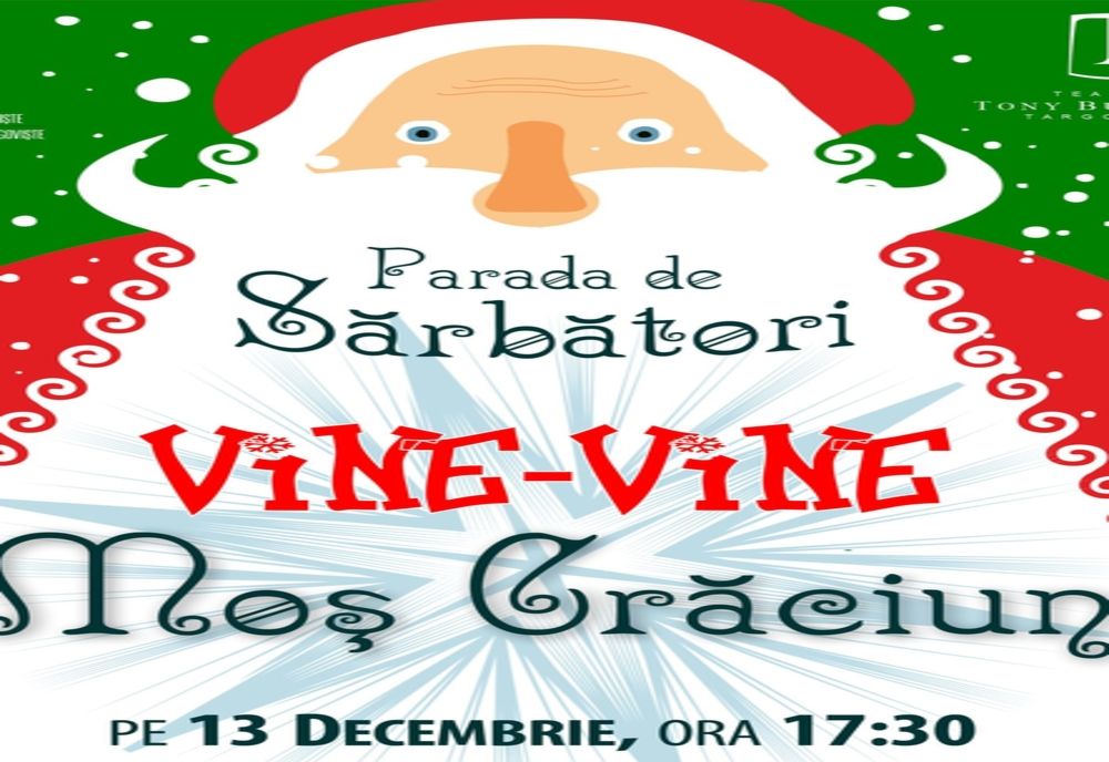 Atenție! Am aflat când ajunge Moș Crăciun, la Târgoviște