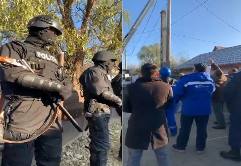 Descinderi în forță ,cu mascații, la comunitatea de romă din Bălteni, Dâmbovița