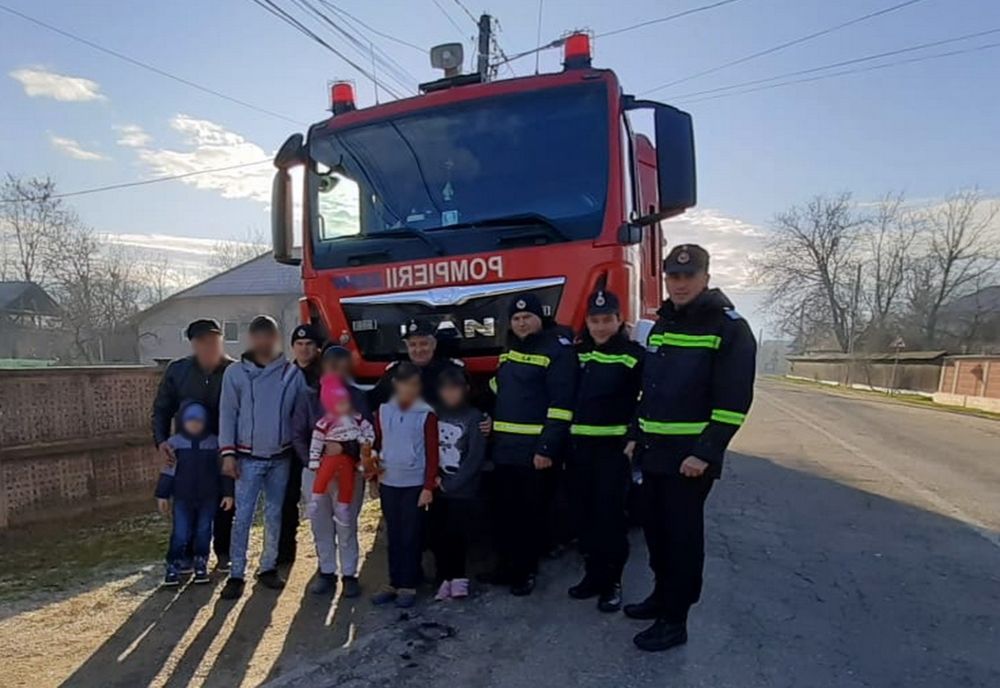 Acțiune umanitară a pompierilor dâmbovițeni