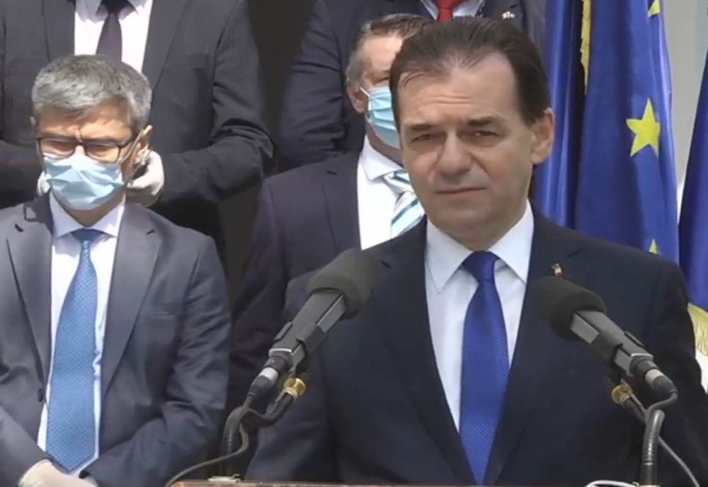 Ludovic Orban: "România va produce între 300-350.000 de măști chirurgicale pe zi"