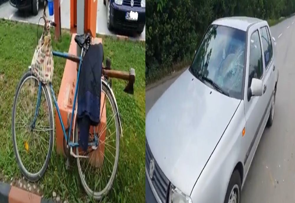 Biciclist de 69 de ani accidentat ușor la Odobești,în Dâmbovița