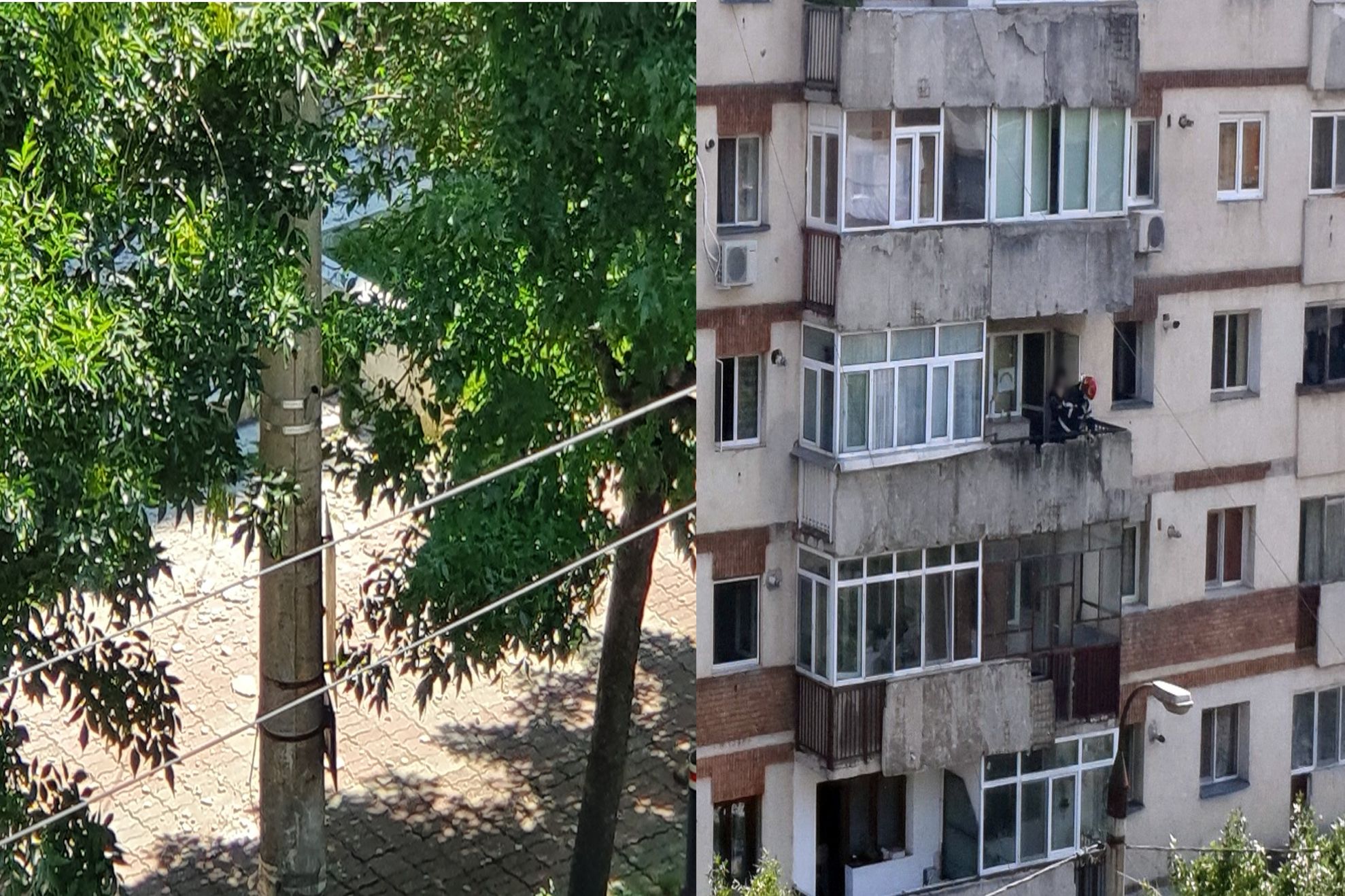 interventie pompieri fatada bloc