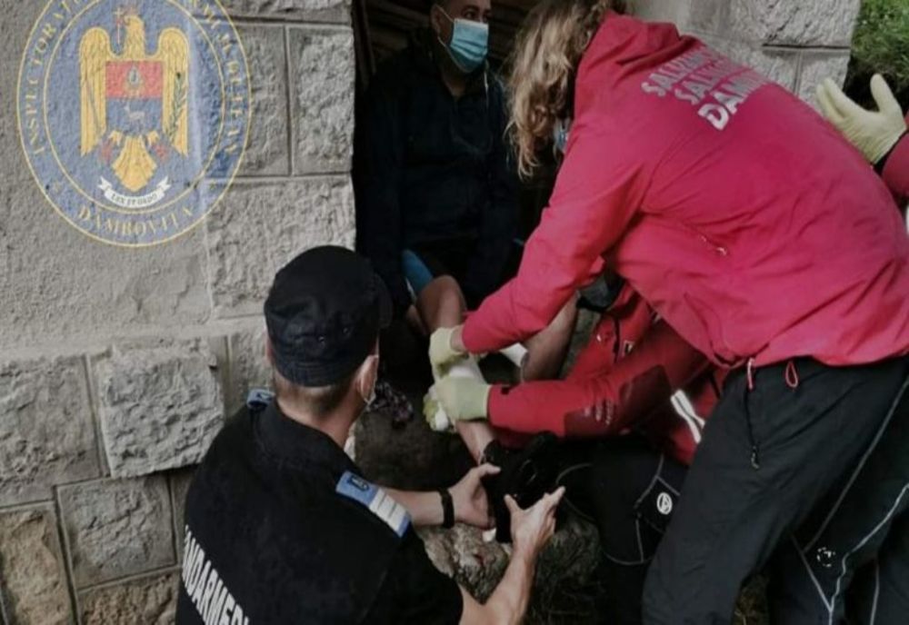 Dâmbovița. Turist accidentat pe un traseu montan