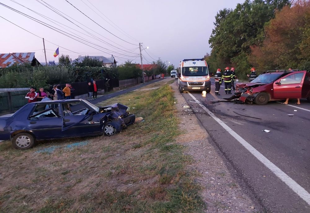 Trei persoane rănite în urma unui accident rutier produs în Picior de Munte