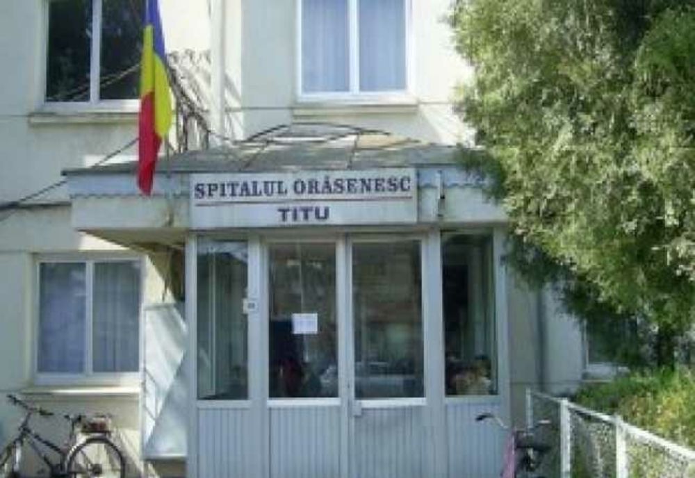 Container special pentru pacienții suspecți de COVID la Spitalul din Titu