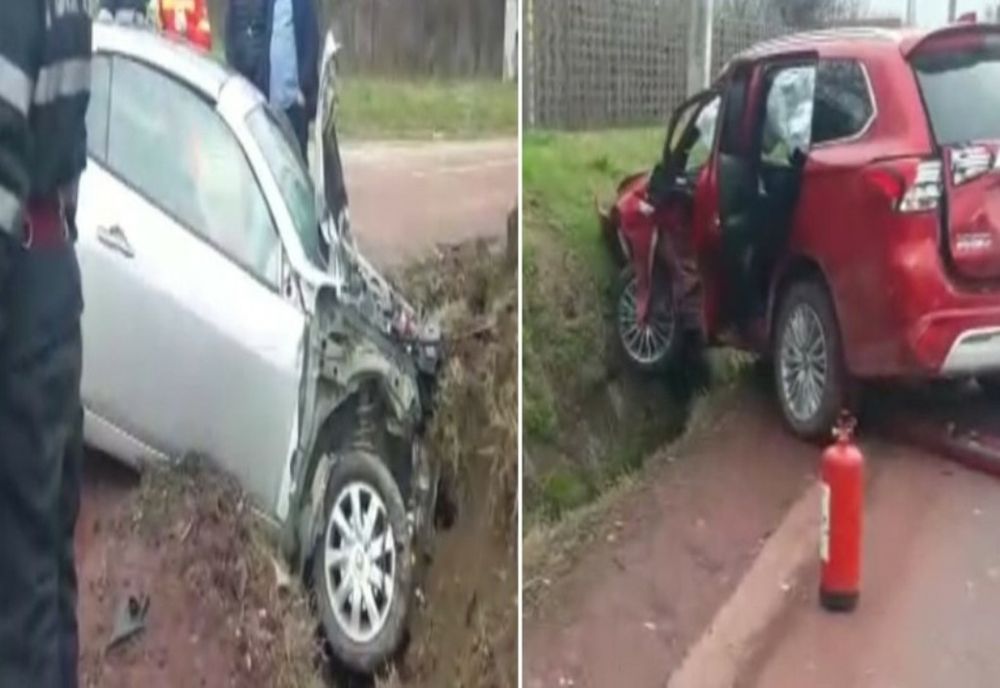 Trei persoane rănite în urma unui accident pe DN 71, în Dâmbovița