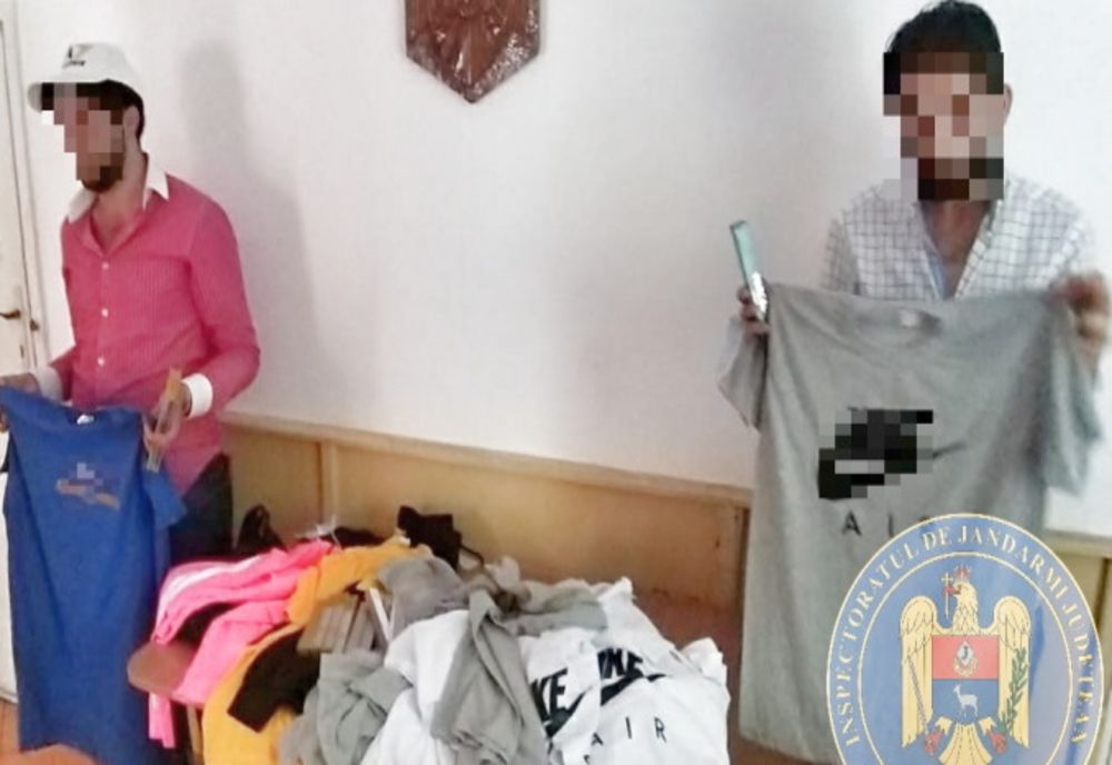 Jandarmeria Dâmbovița! Produse contrafăcute, cu mărci de renume, confiscate la Târgoviște!