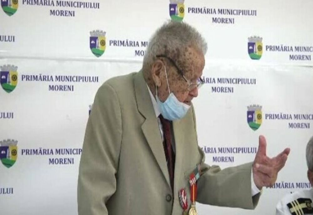 Aniversare în Dâmbovița. Un veteran de război a împlinit 100 de ani