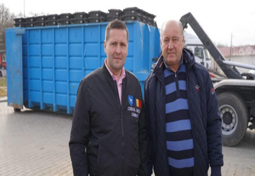 Continuă campania ”Caravana Dâmbovița curată”. Vor fi distribuite 160.000 de pubele