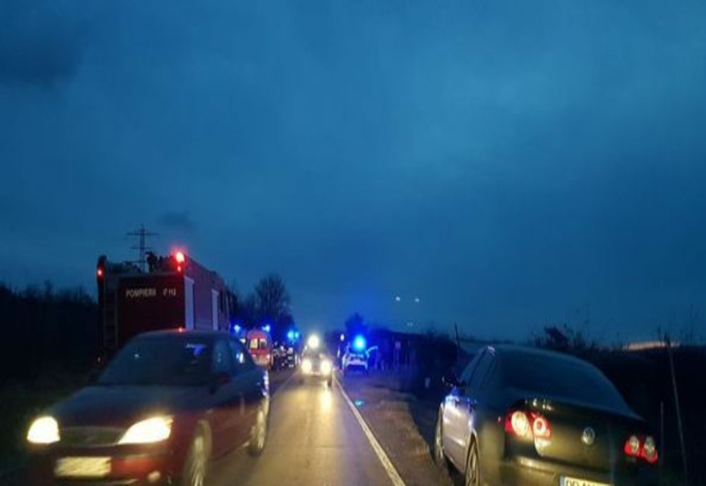 Dâmbovița. Accident în lanț cu cinci mașini implicate