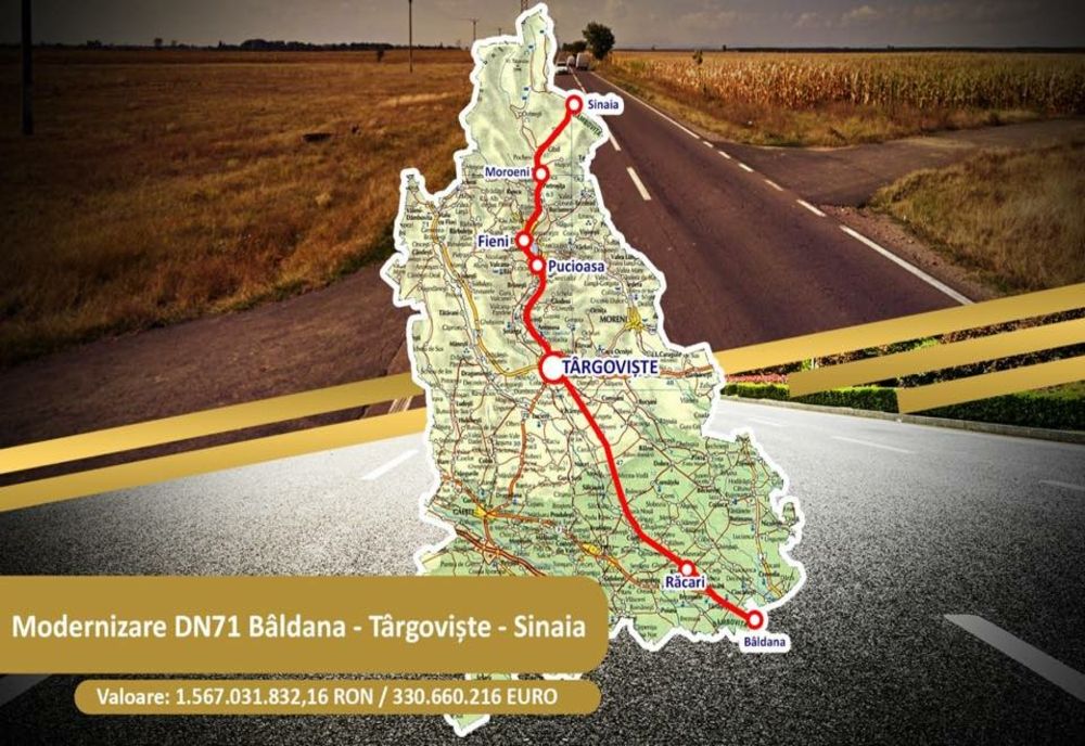 Ministrul Transporturilor: Ce se va întâmpla cu proiectul pentru DN 71 Bâldana-Târgoviște-Sinaia